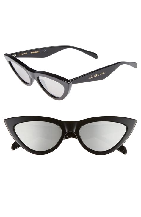 celine 56mm cat eye sunglasses|celebrity celine cat eye sunglasses.